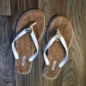 Michael Kors Jet Set Jelly Flip Flops